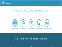 Tablet Screenshot of cortexo.com